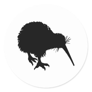 Kiwi Silhouette sticker