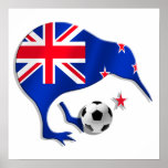 Kiwi soccer player Soccer team cup gifts posters