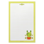 Kiwi Truffle Bunny Stationery Paper