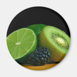 Kiwi y cal imán