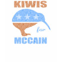 Kiwis for McCain Long Sleeve Womens Shirt