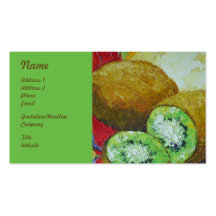 Kiwis Fruit Business Cards