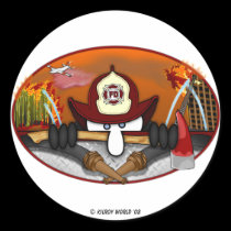 KK Firefighter Sticker