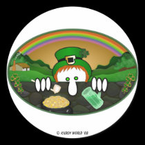 KK Leprechaun Sticker