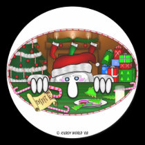 KK Santa Sticker