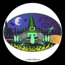 KK Witch Sticker