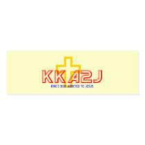 KKA2J Bookmarks business cards