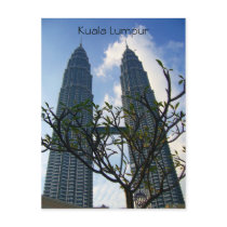 kl petronas postcards
