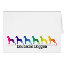 Klappkarte Deutsche Doggen karten