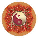 Klarina Decorative Art Golden Yin Yang Sticker
