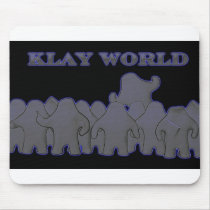 Klay World Black Glow MousPad mousepads