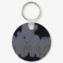 Klay World Dark Glowing Keychain by knoxskorner Klay World Dark Glowing Keychain