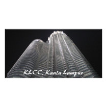 KLCC Kuala Lumpur photocard Photo Greeting Card