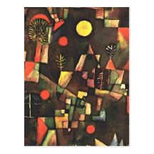 Klee - Full Moon Post Card