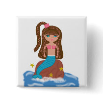 KLeigh the Mermaid Button