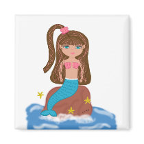 KLeigh the Mermaid Magnet by KirstenEdwards KLeigh the Mermaid Magnet