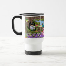KLeighE and Dharma in Tree House with Bears Mug
