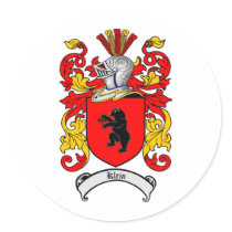 KLEIN FAMILY CREST -  KLEIN COAT OF ARMS stickers