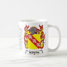 Klein Family German Coat of Arms Mug