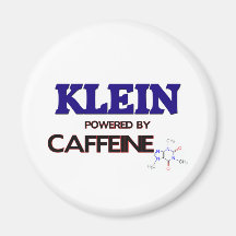 Klein powered by caffeine fridge magnets