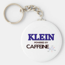 Klein powered by caffeine keychain