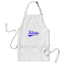 Klein Surname Classic Style Aprons