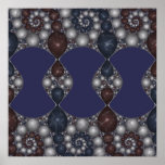 Kleinian Marble Inlay I Posters