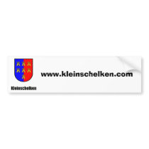 Kleinschelken seven-citizen Saxonia coat of arms d Bumper Sticker