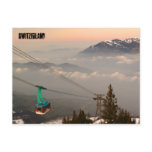 Klewenalp Switzerland Ski Resort Swiss Alp Sunset Postcard