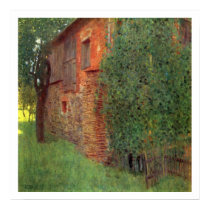 Klimt - Bauernhaus in Kammer am Attersee Poster posters by MyOtherPlanet Klimt - Bauernhaus in Kammer am Attersee Poster posters