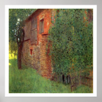 Klimt - Bauernhaus in Kammer am Attersee Poster