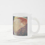 Klimt_Danae Frosted Glass Coffee Mug