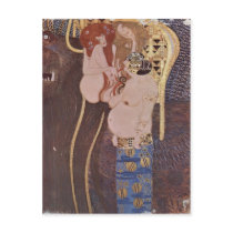 Klimt, Gustav Der Beethovenfries, Wandgem?lde im S postcards by rahulbiswas Klimt, Gustav Der Beethovenfries, Wandgem?lde im S postcards