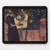 Klimt Gustav The Music Mouse Pads