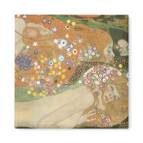 Klimt, Gustav: Wasserschlangen (Freundinnen) II magnets by KlimtGallery Klimt, Gustav: Wasserschlangen (Freundinnen) II magnets