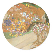 Klimt, Gustav: Wasserschlangen (Freundinnen) II stickers by KlimtGallery Klimt, Gustav: Wasserschlangen (Freundinnen) II stickers