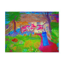 Klimt in His Garden by S Ambrose Postcard