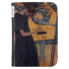 Klimt Music I Art case Kindle Folio Cases