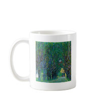 Klimt way to the park avenue in schloss kammer art coffee mug