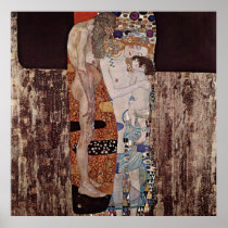Klimt's The Three Ages of Woman "Mother and Child" Poster
