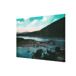 Klondyke River, Alaska Suspension Bridge Gallery Wrapped Canvas
