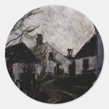 Klosterneuburg Bare Trees And Houses Sticker