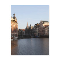 Kloveniersburgwal, Amsterdam Postcard