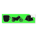 KLR dualsport bumpersticker Bumper Sticker