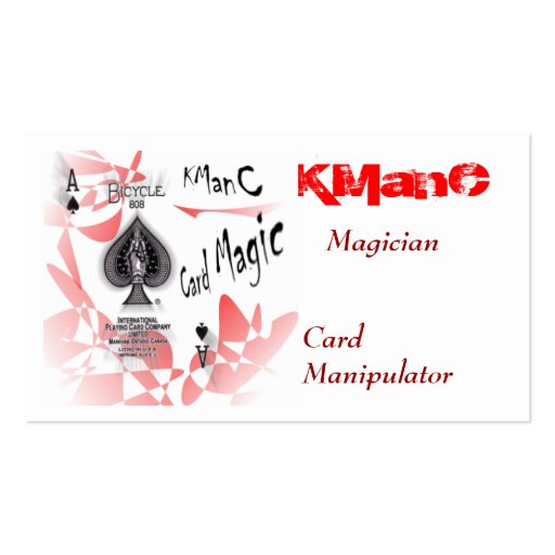 KManC Business Card (front side)