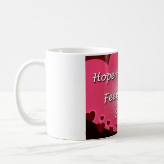 Knee Surgery Get Well Soon Hearts Coffee Mugs
