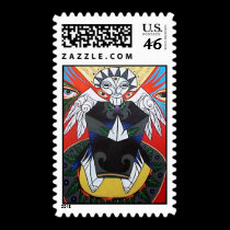 Kneeling Angel by Gregory Gallo stamps