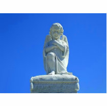 kneeling-angel photo sculptures