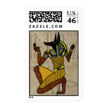 Kneeling Anubis Postage Stamps