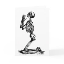 Kneeling Skeleton cards by spyderfyngers Kneeling Skeleton cards